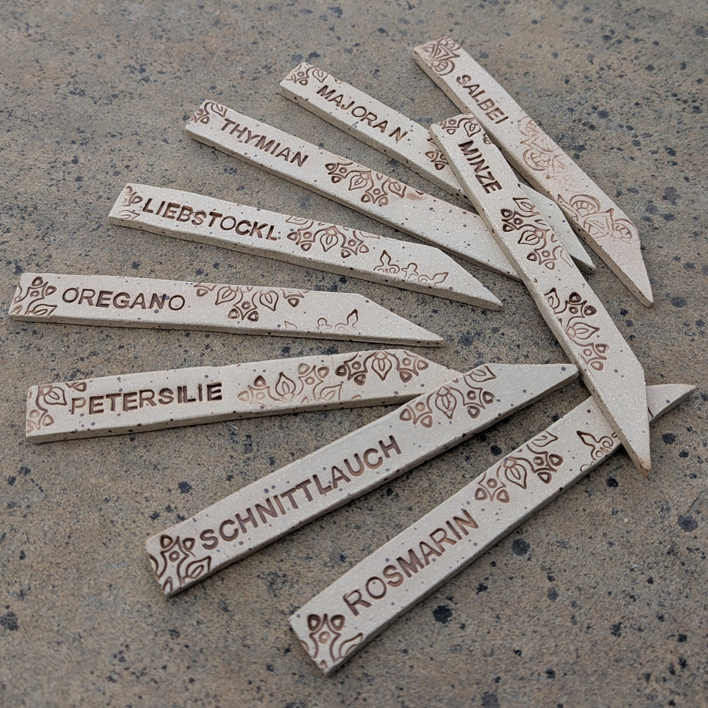 Keramik Kräuterstecker