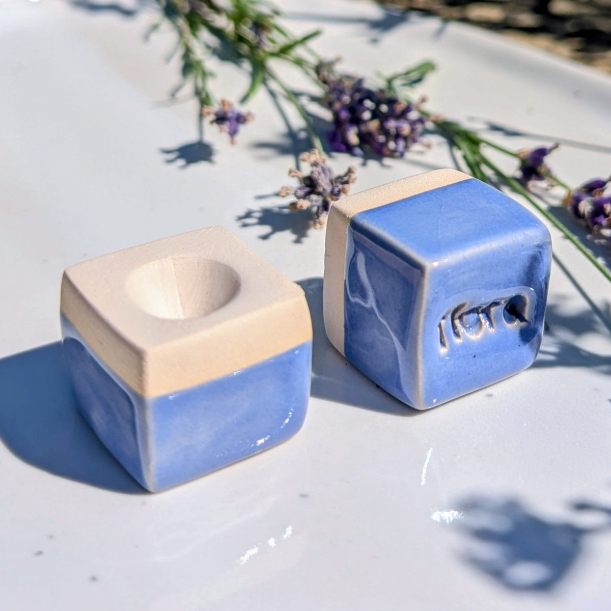 Duftstein CUBE aus Keramik für ätherische Öle