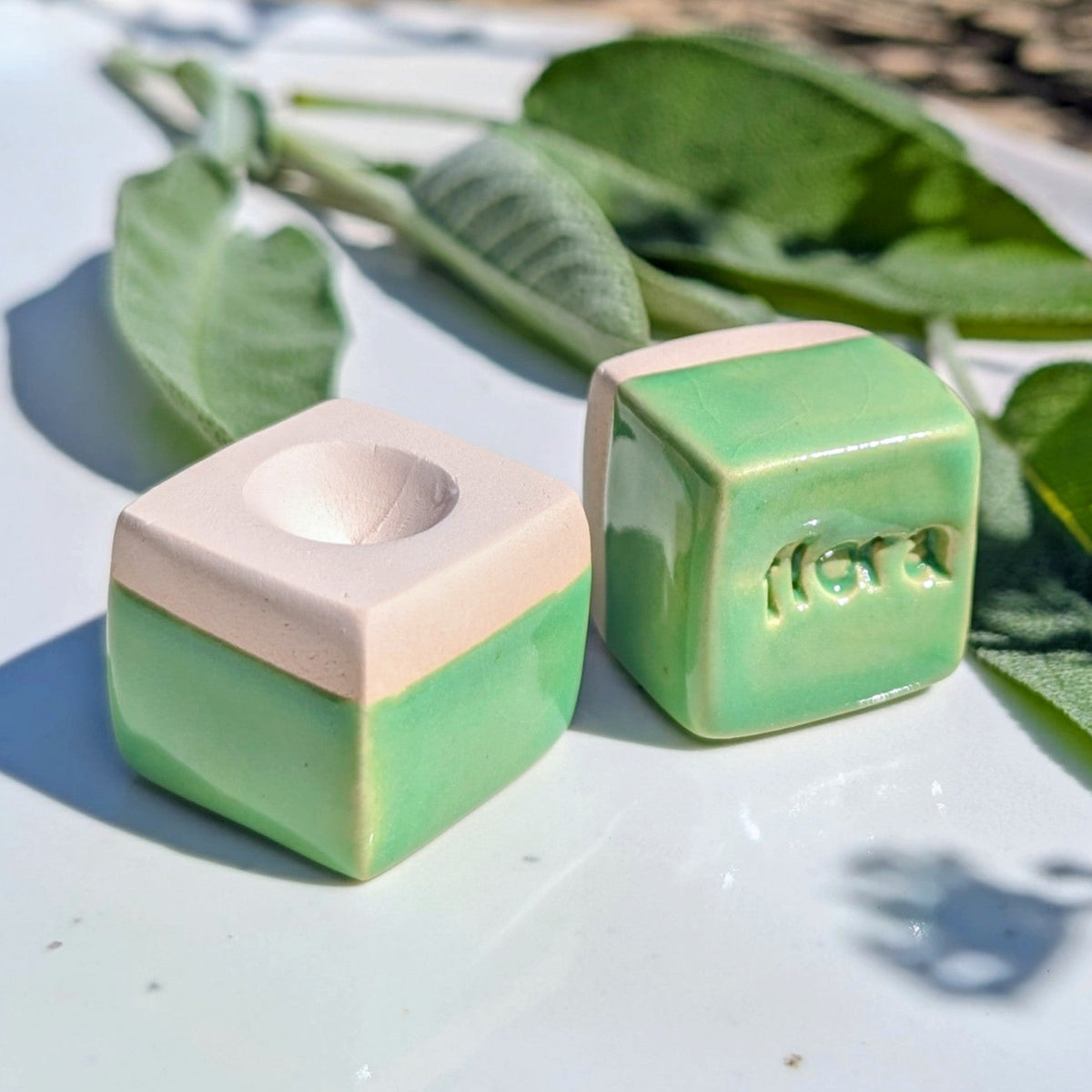 Duftstein CUBE aus Keramik für ätherische Öle