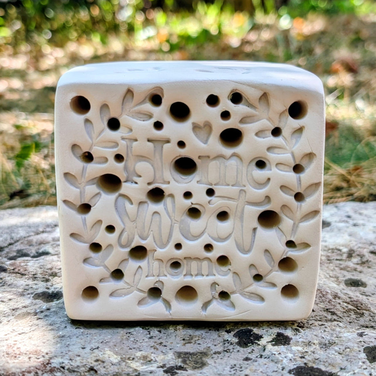 Bienenstein L "Home sweet home" für Wildbienen