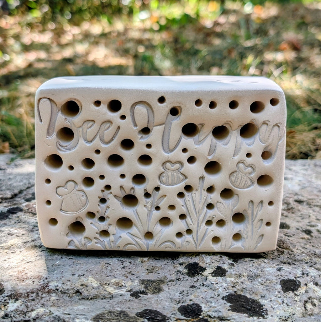 Bienenstein L "Bee Happy" für Wildbienen