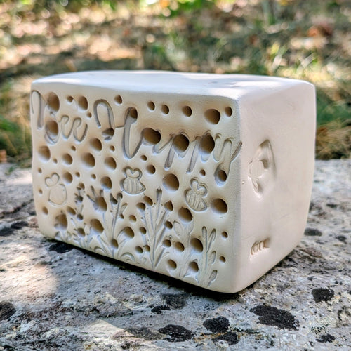 Bienenstein L "Bee Happy" für Wildbienen