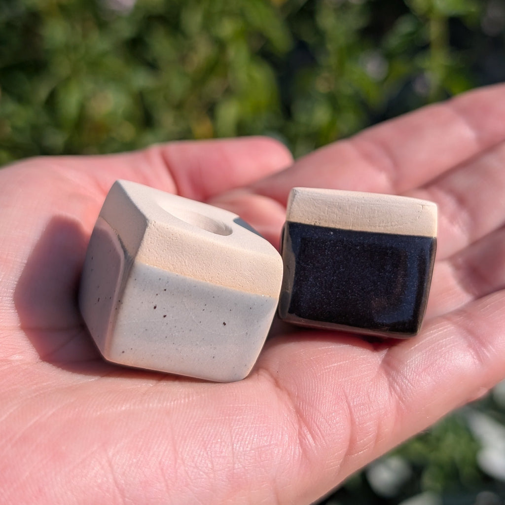 Duftstein CUBE aus Keramik für ätherische Öle