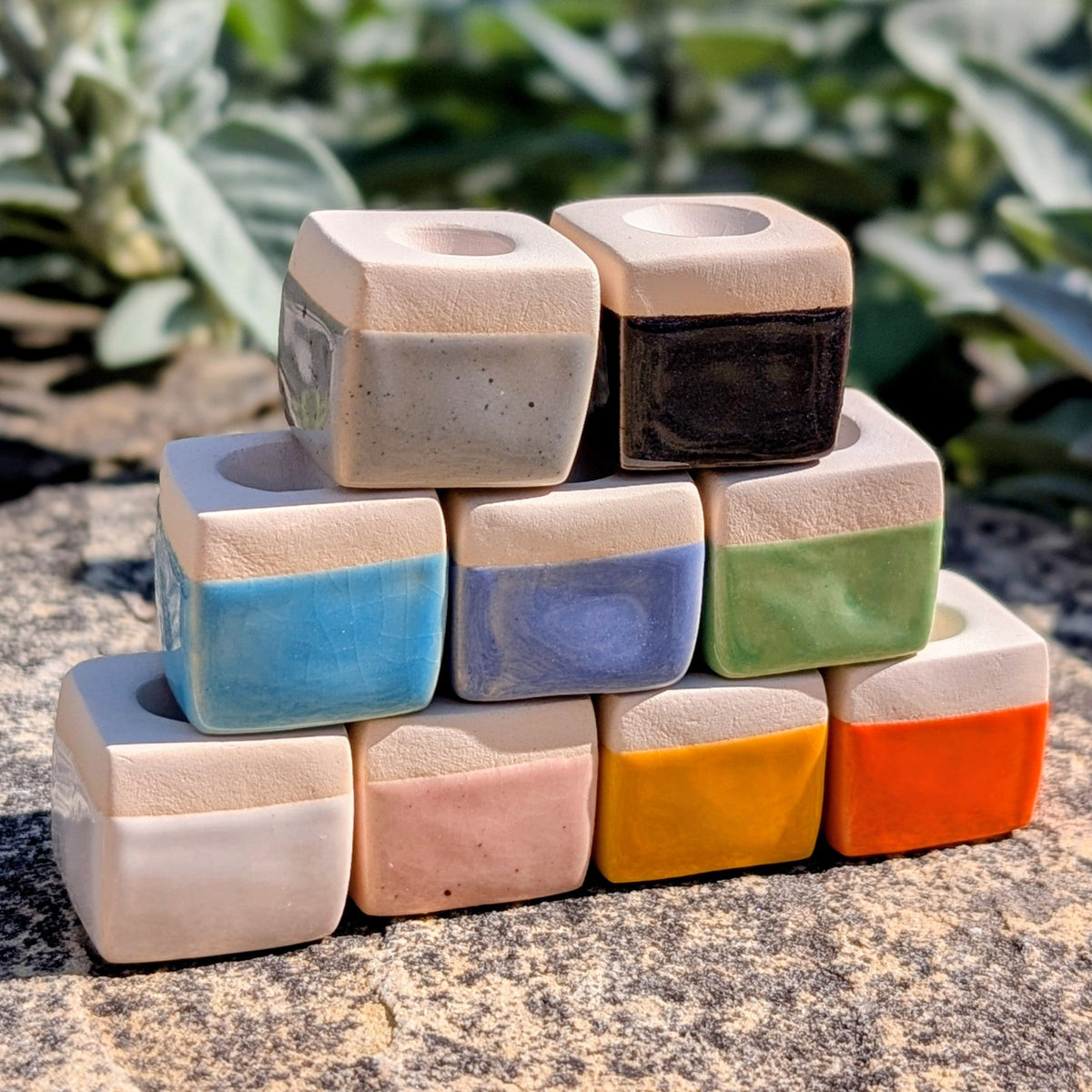 Duftstein CUBE aus Keramik für ätherische Öle