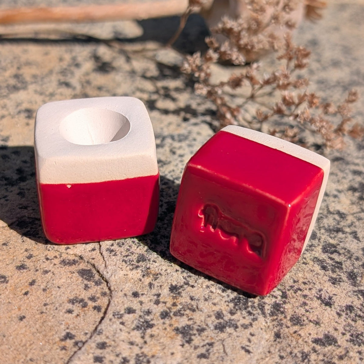 Duftstein CUBE aus Keramik für ätherische Öle